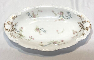 Antique Haviland Limoges The Princess France Oval Pickle Dish